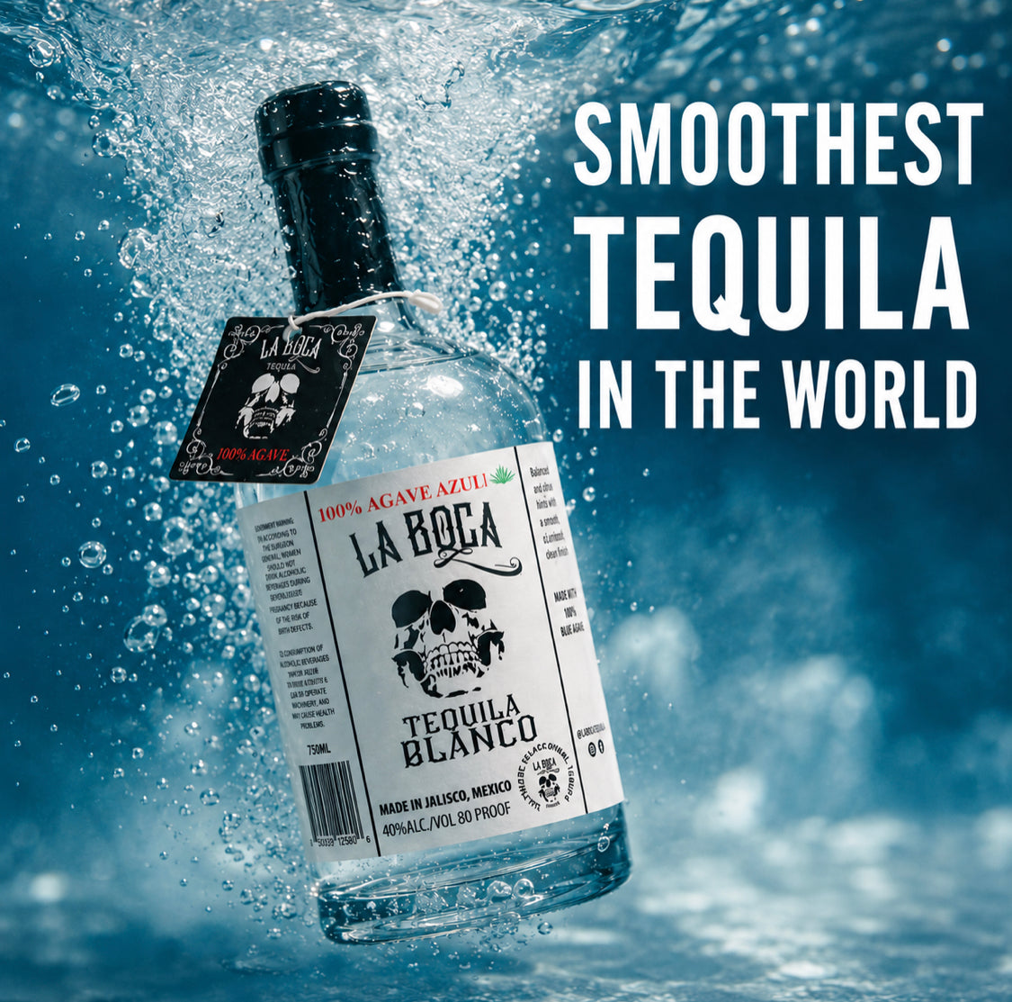Blanco La Boca Tequila 750ML
