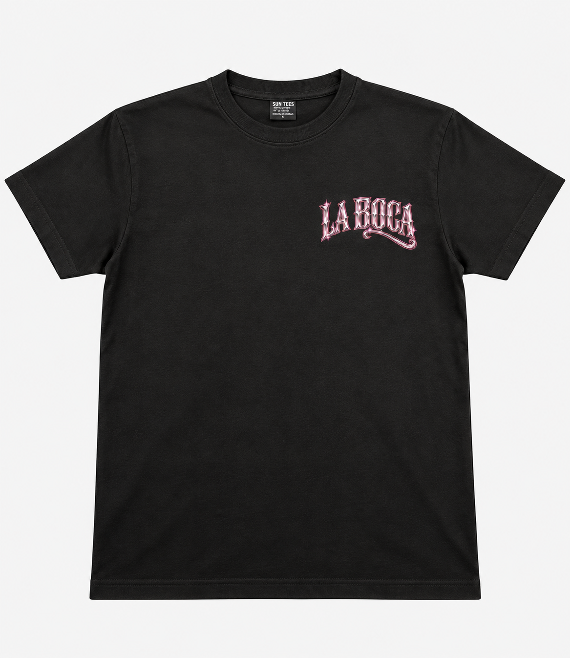 DJ Sky High Baby x La Boca Cielo Rosé Pink Tequila “Heaven Can Wait” Graphic T-Shirt