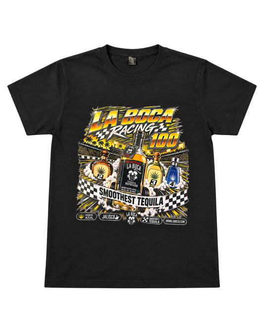 La Boca Reposado Tequila Racing 100 Tee — The Smoothest