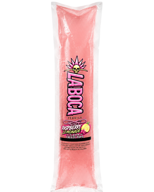 La Boca Raspberry Lemonade Freeze Pops | Premium Tequila Freeze Pops