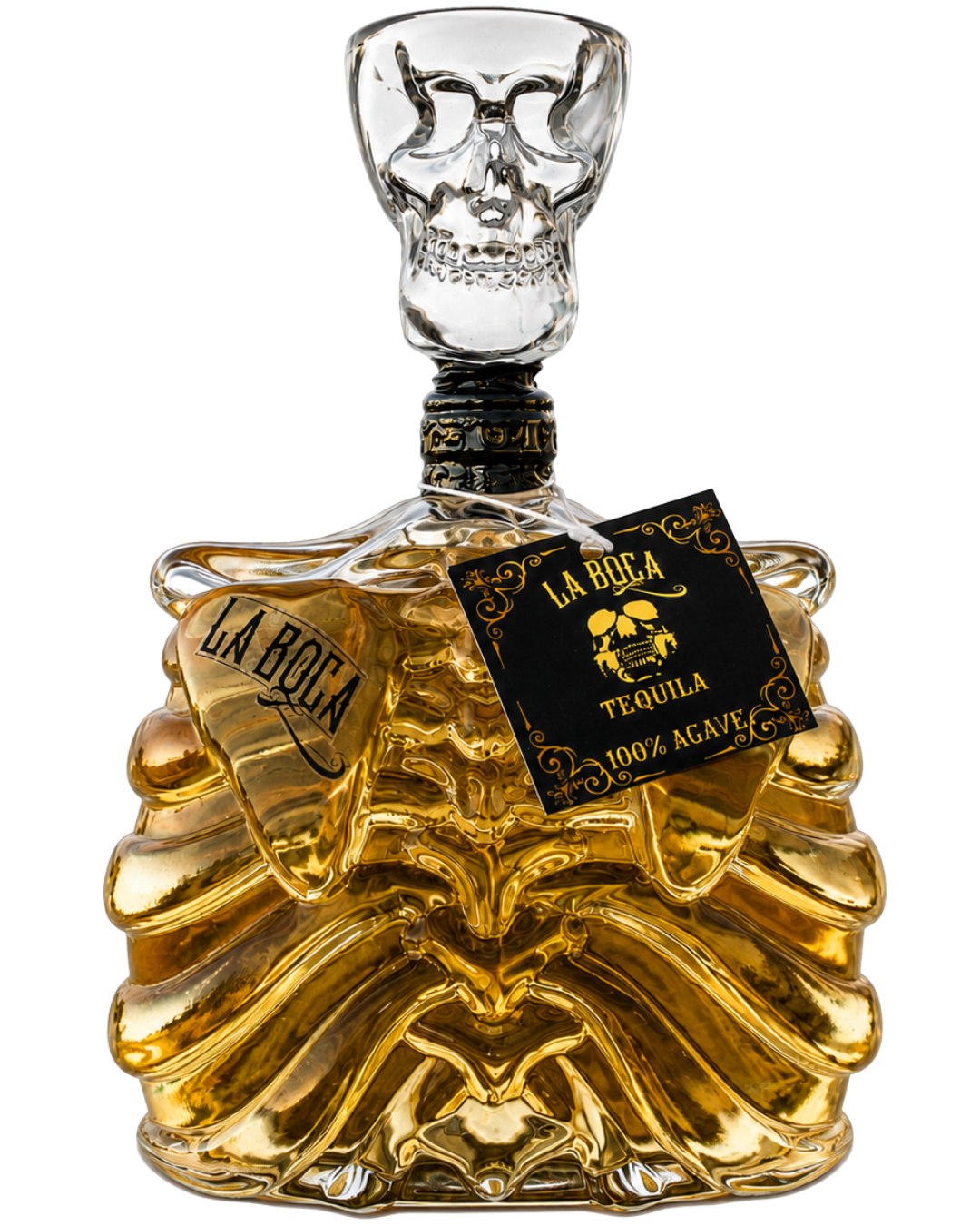 Reposado Shot Top 1L Skeleton Body Limited Edition La Boca Tequila