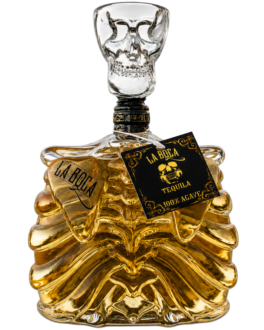 Reposado Shot Top 1L Skeleton Body Limited Edition La Boca Tequila