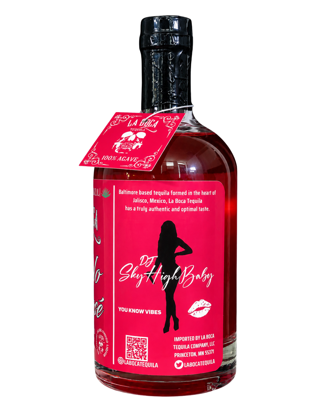 DJ Sky High Baby La Boca Cielo Rose Tequila 750ML