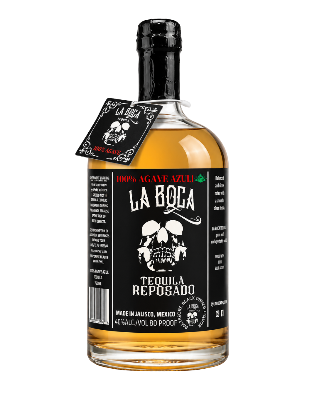 La Boca Reposado Tequila bottle