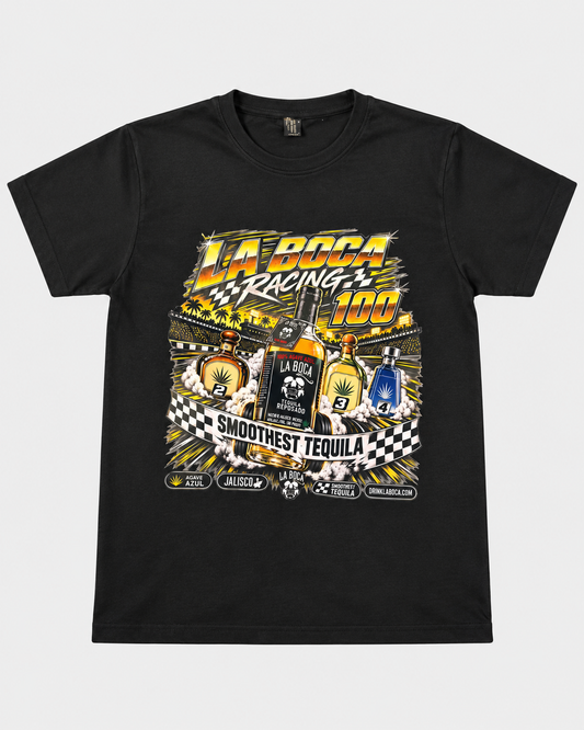 La Boca Reposado Tequila Racing 100 Tee — The Smoothest