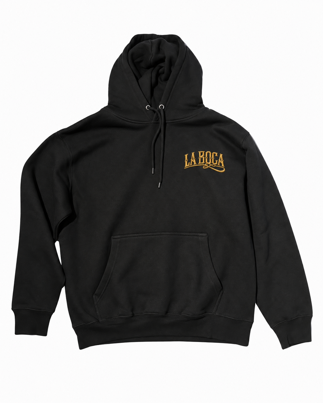 Saint La Boca “Saint of Good Nights” Skeleton Shot Top Graphic Hoodie